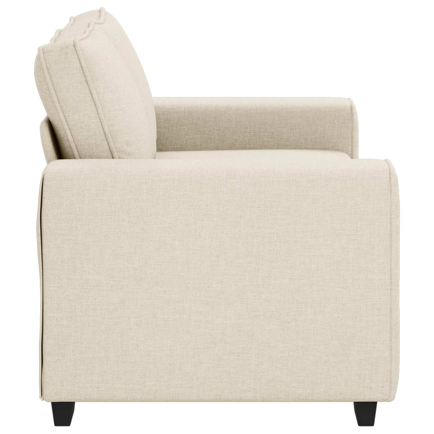 vidaXL | Canapé | avec oreillers avec oreillers Beige 160 x 77 x 82 cm Lin