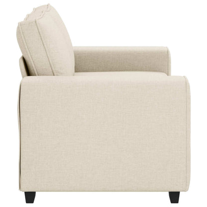 vidaXL | Canapé | avec oreillers avec oreillers Beige 160 x 77 x 82 cm Lin