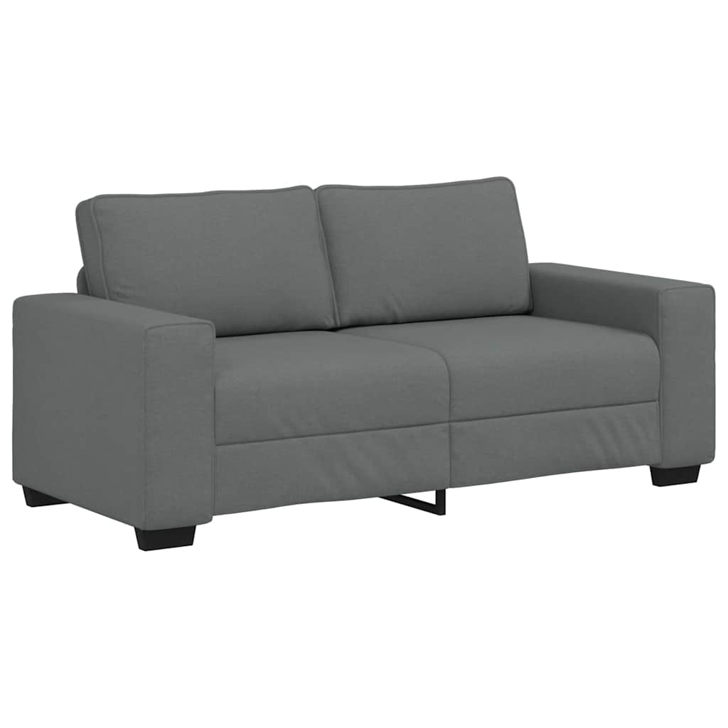 2-Sitzer-Sofa Dunkelgrau 180x77x82 cm Stoff