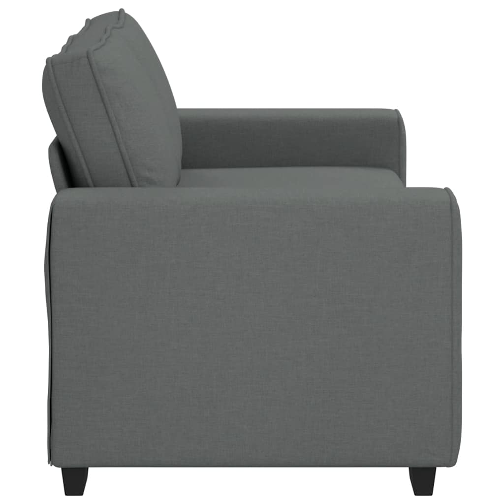 2-Sitzer-Sofa Dunkelgrau 180x77x82 cm Stoff