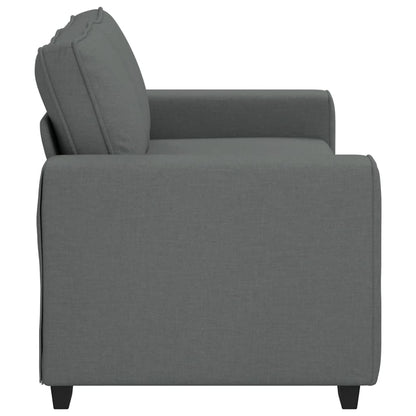 2-Sitzer-Sofa Dunkelgrau 180x77x82 cm Stoff