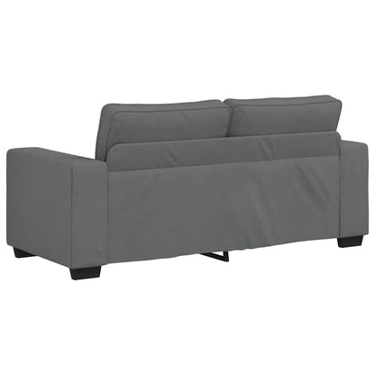 2-Sitzer-Sofa Dunkelgrau 180x77x82 cm Stoff