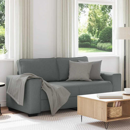 2-Sitzer-Sofa Dunkelgrau 180x77x82 cm Stoff