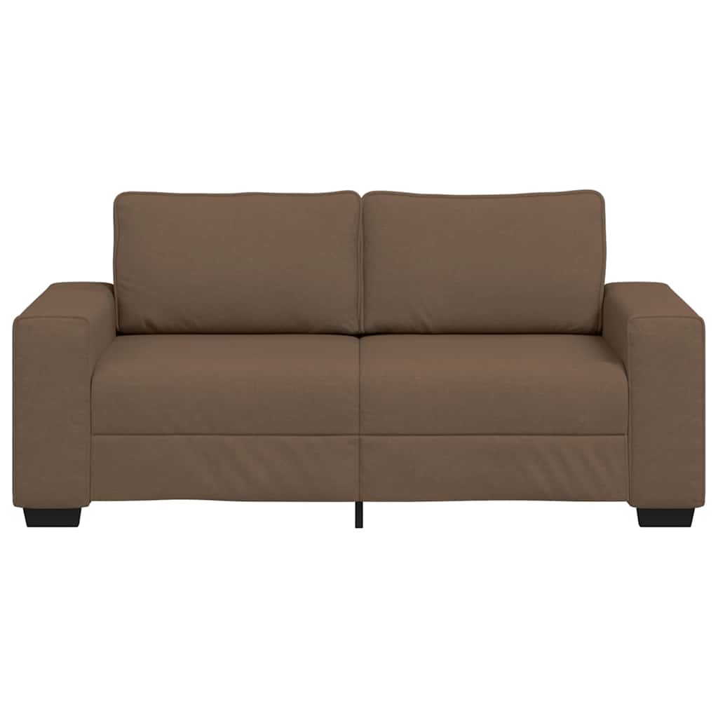 vidaXL 2-Sitzer-Sofa Braun 180x77x82 cm Stoff