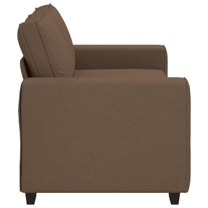 vidaXL 2-Sitzer-Sofa Braun 180x77x82 cm Stoff