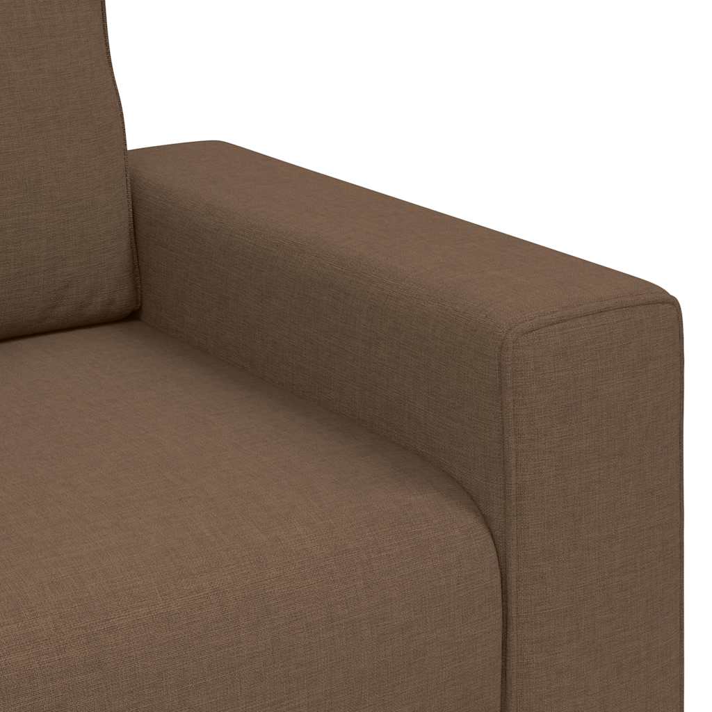vidaXL 2-Sitzer-Sofa Braun 180x77x82 cm Stoff