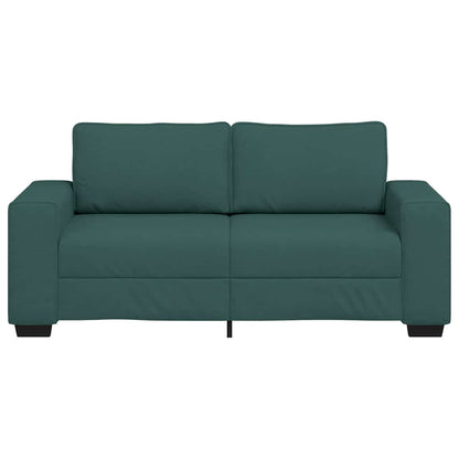 vidaXL 2-Sitzer-Sofa Dunkelgrün 180x77x82 cm Stoff