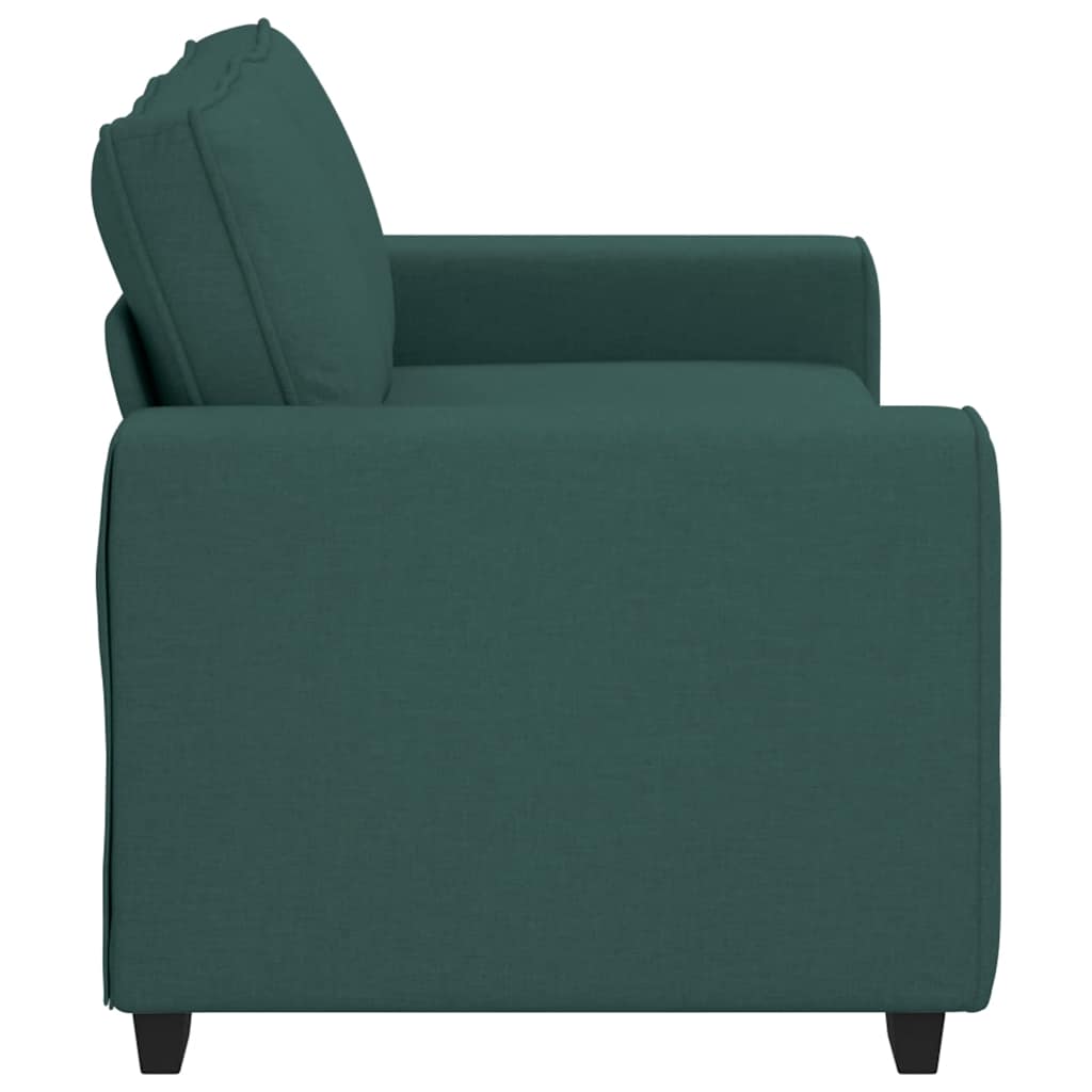 vidaXL 2-Sitzer-Sofa Dunkelgrün 180x77x82 cm Stoff