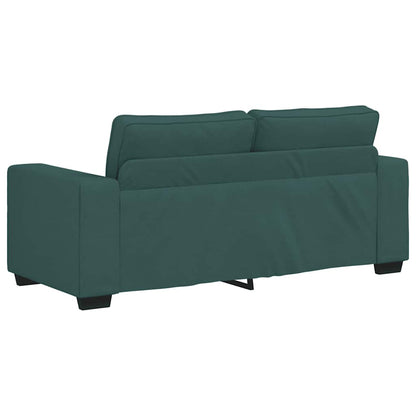 vidaXL 2-Sitzer-Sofa Dunkelgrün 180x77x82 cm Stoff