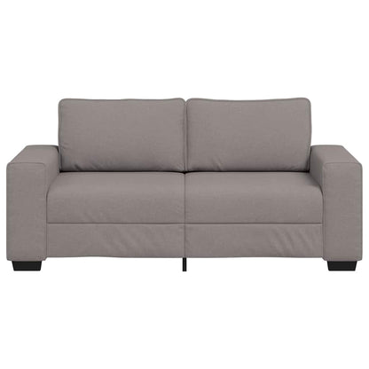 vidaXL Canapé 2 places en tissu taupe 180x77x82 cm
