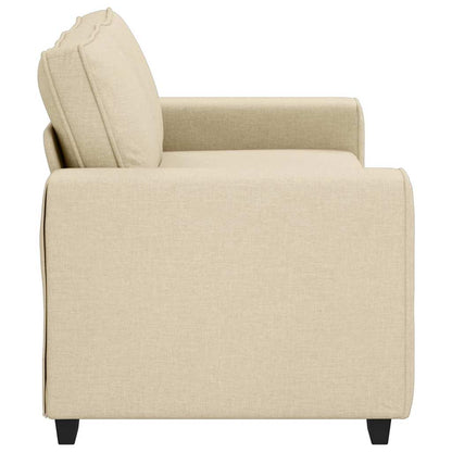2-Sitzer-Sofa Creme 180x77x82 cm Stoff