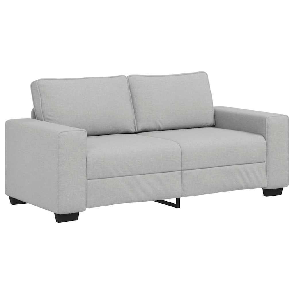 vidaXL 2-Sitzer-Sofa Wolkengrau 180x77x82 cm Stoff