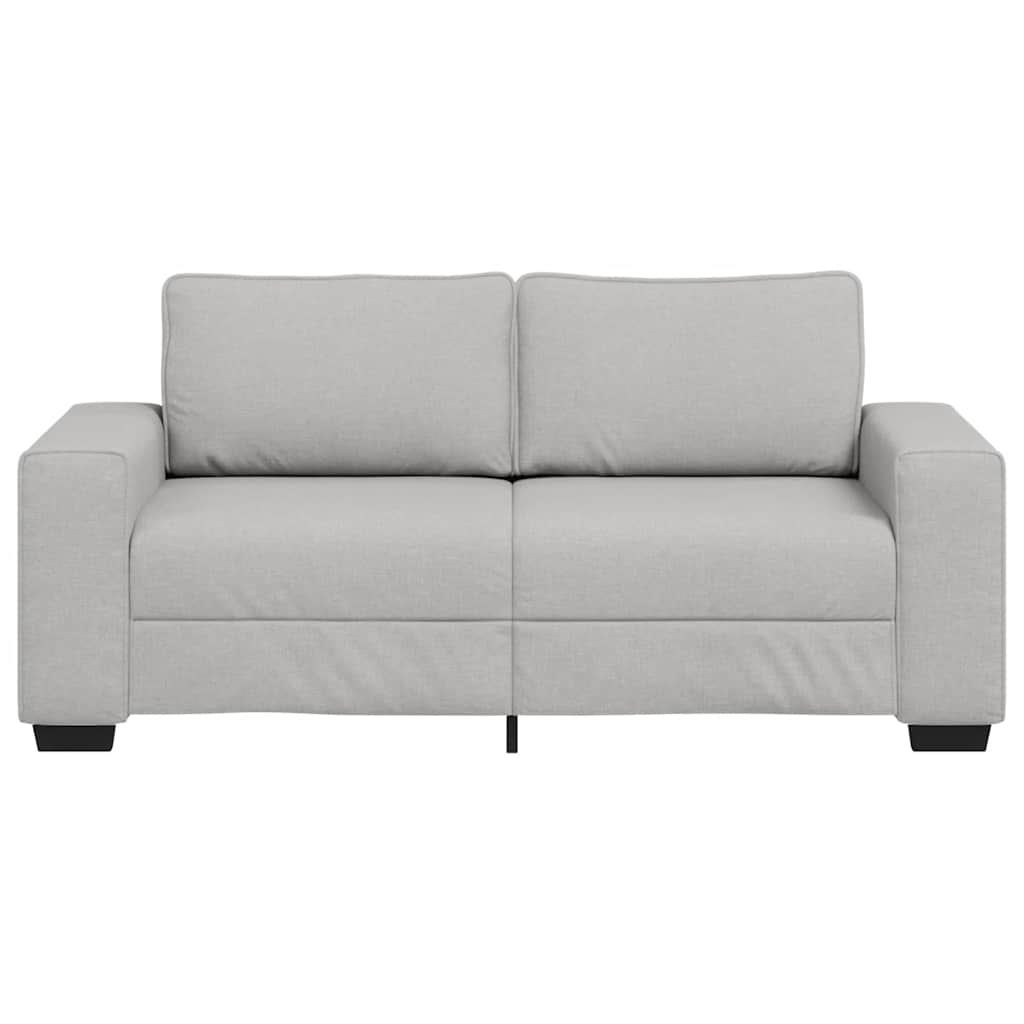vidaXL 2-Sitzer-Sofa Wolkengrau 180x77x82 cm Stoff