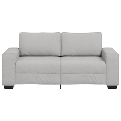 vidaXL 2-Sitzer-Sofa Wolkengrau 180x77x82 cm Stoff