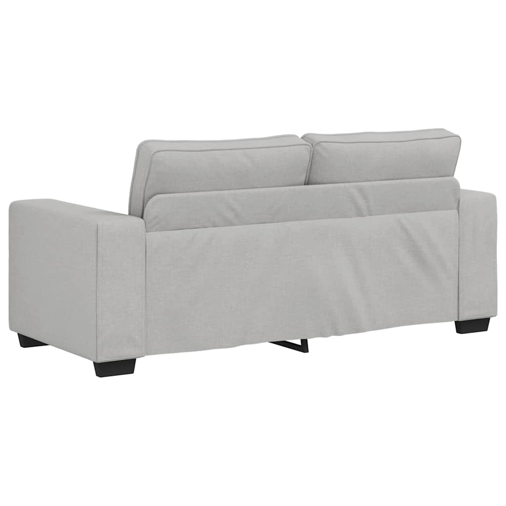 vidaXL 2-Sitzer-Sofa Wolkengrau 180x77x82 cm Stoff