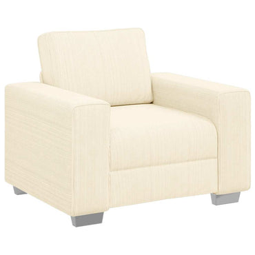 vidaXL Sessel Creme 100x77x82 cm Cordstoff