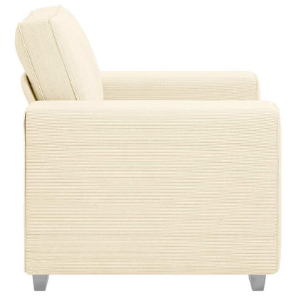 vidaXL Sessel Creme 100x77x82 cm Cordstoff