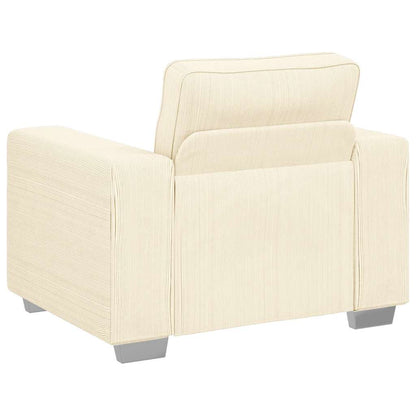 vidaXL Sessel Creme 100x77x82 cm Cordstoff
