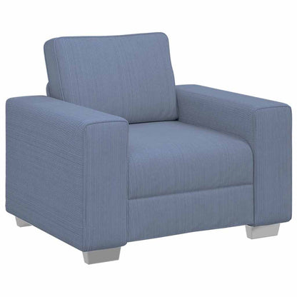 vidaXL Sessel Blau 100x77x82 cm Cordstoff