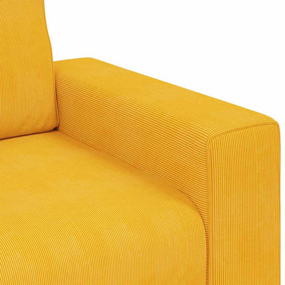 vidaXL Sessel Hellgelb 100x77x82 cm Cordstoff