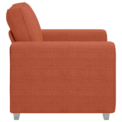 vidaXL Sessel Rot Orange 100x77x82 cm Cordstoff