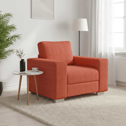 vidaXL Sessel Rot Orange 100x77x82 cm Cordstoff