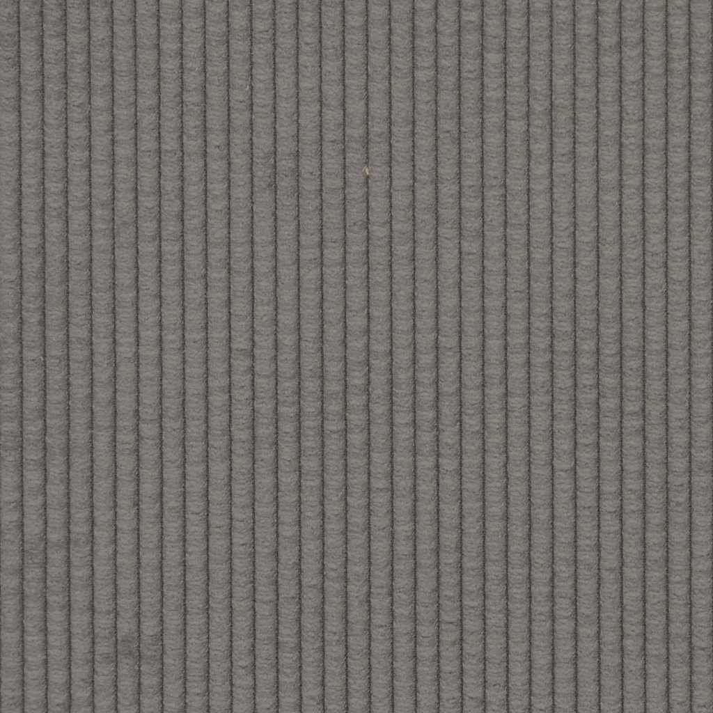 Zweisitzer-Sofa Hellgrau 160x77x82 cm Cordstoff