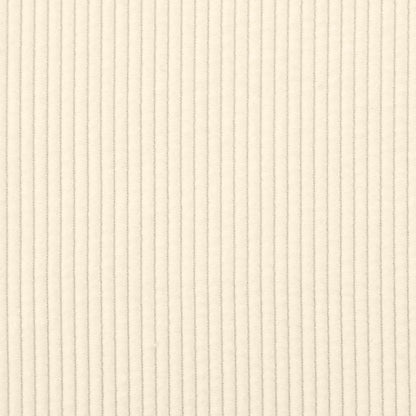 vidaXL Zweisitzer-Sofa Creme 160x77x82 cm Cordstoff