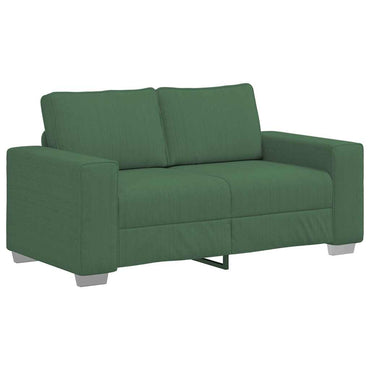 vidaXL Zweisitzer-Sofa Dunkelgrün 160x77x82 cm Cordstoff