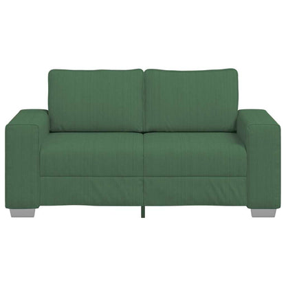 vidaXL Zweisitzer-Sofa Dunkelgrün 160x77x82 cm Cordstoff