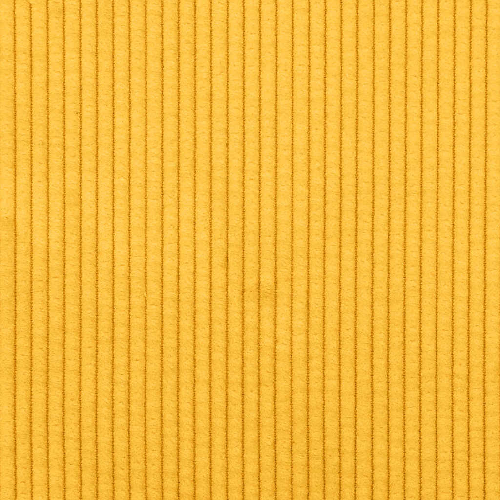vidaXL Zweisitzer-Sofa Hellgelb 160x77x82 cm Cordstoff