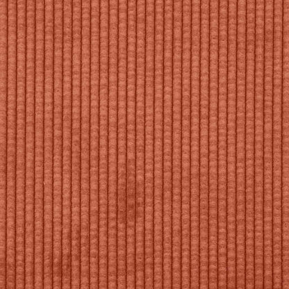Zweisitzer-Sofa Rot Orange 160x77x82 cm Cordstoff