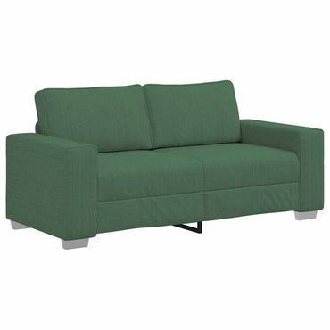vidaXL Canapé deux places vert foncé 180x77x82 cm Tissu côtelé