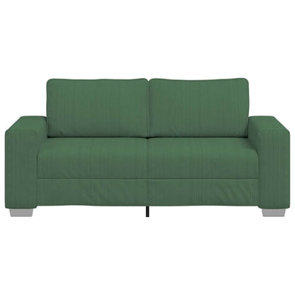 vidaXL Canapé deux places vert foncé 180x77x82 cm Tissu côtelé