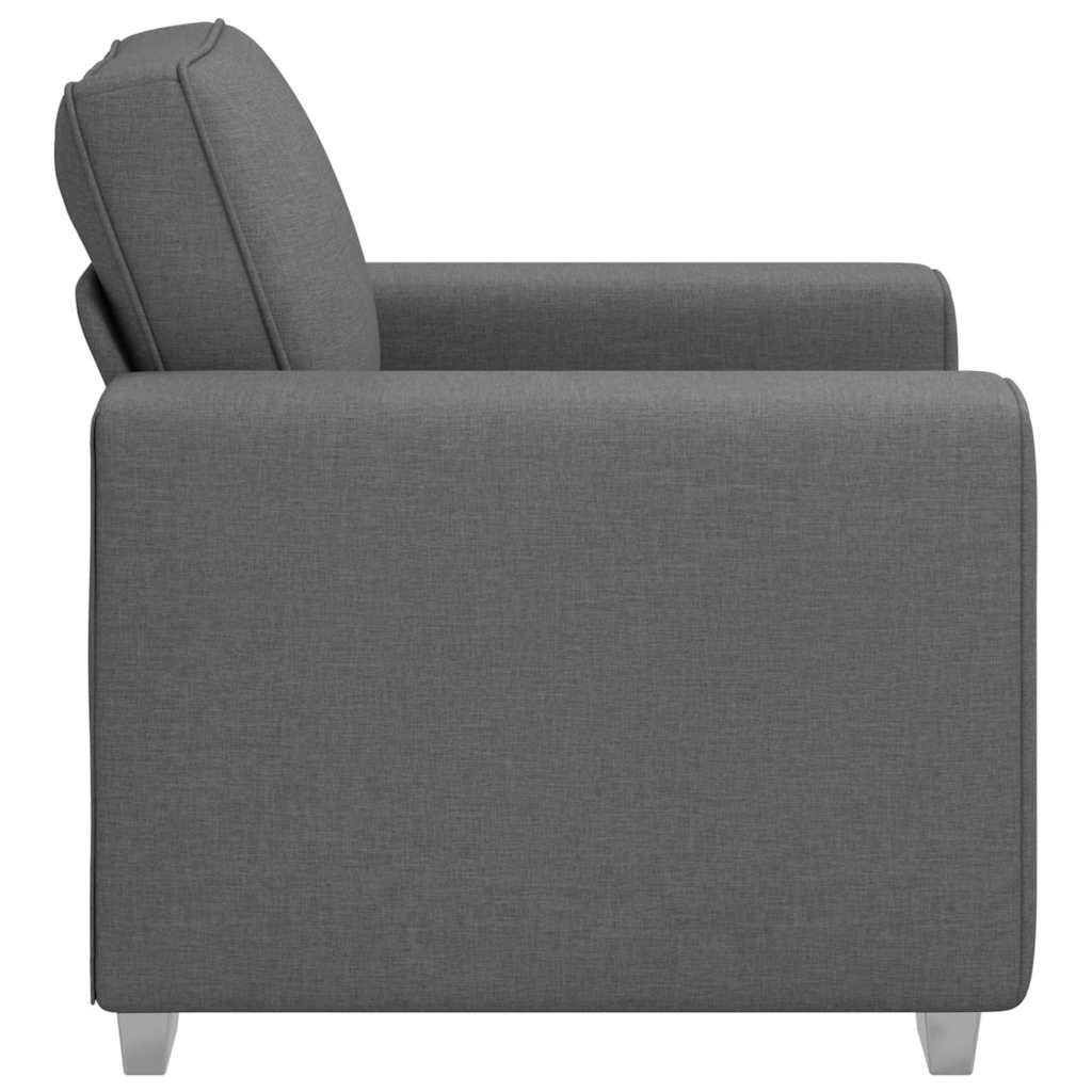 Sofa Dunkelgrau 100 x 80 x 82 cm Stoff