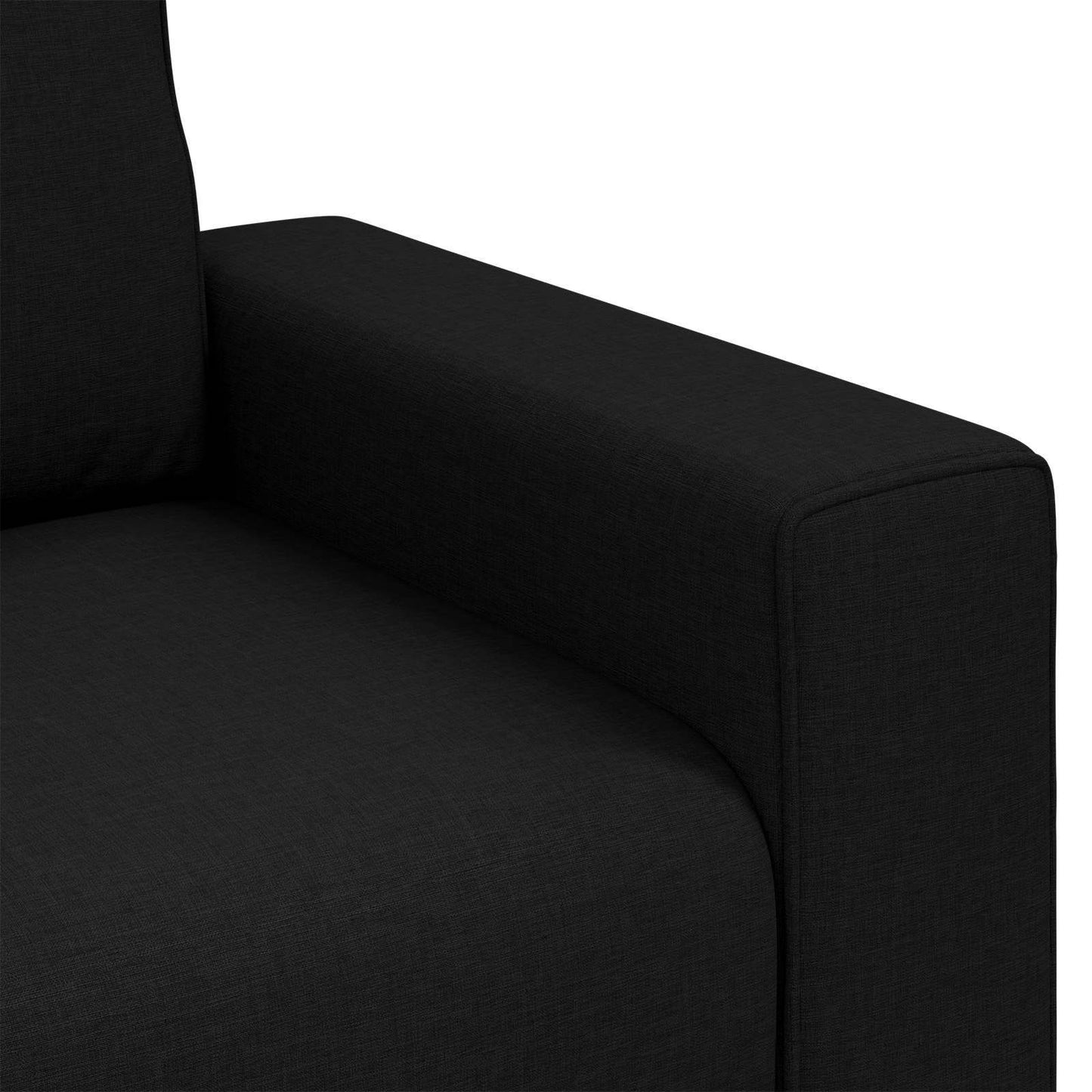vidaXL Sofa Schwarz 100 x 80 x 82 cm Stoff