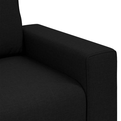 vidaXL Sofa Schwarz 100 x 80 x 82 cm Stoff