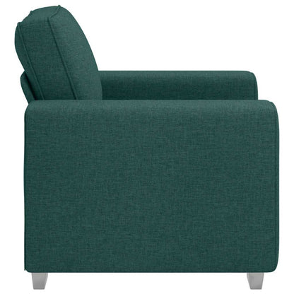 Sofa Dunkelgrün 100 x 80 x 82 cm Stoff