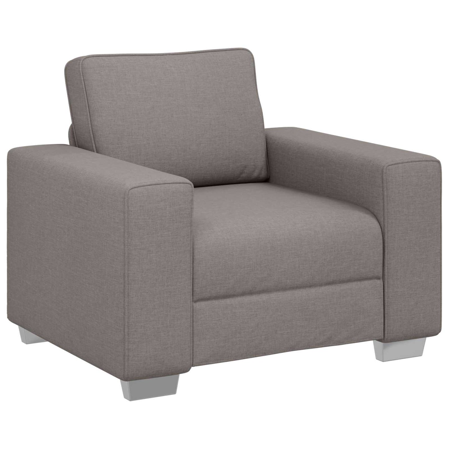 vidaXL Canapé taupe 100 x 80 x 82 cm Tissu