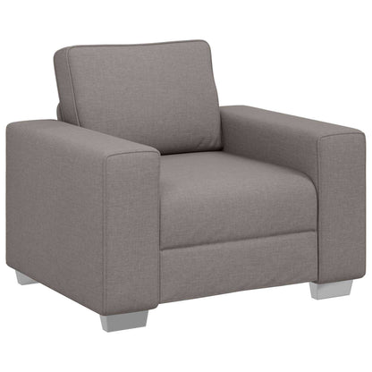 vidaXL Canapé taupe 100 x 80 x 82 cm Tissu