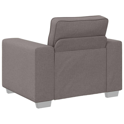 vidaXL Canapé taupe 100 x 80 x 82 cm Tissu