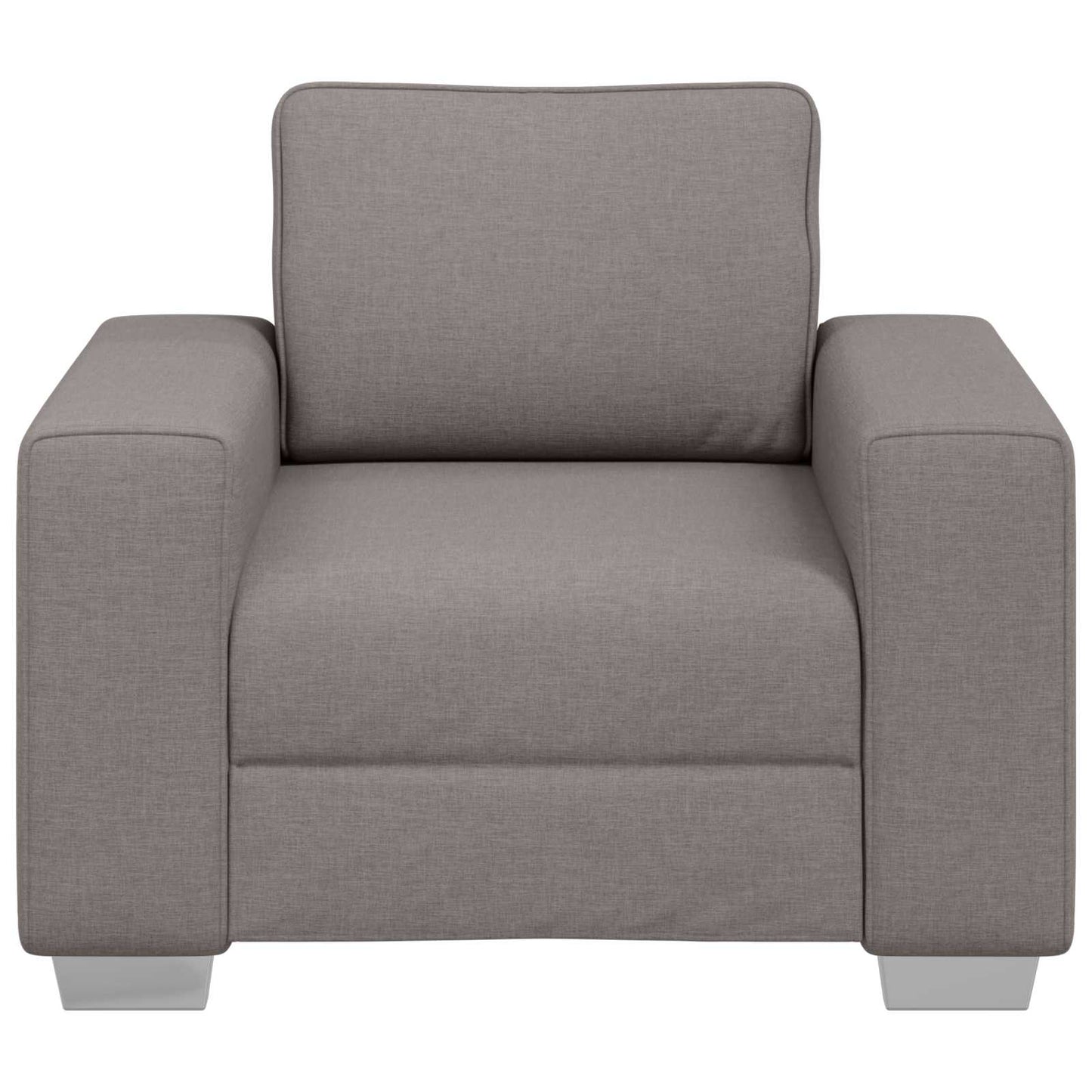 vidaXL Canapé taupe 100 x 80 x 82 cm Tissu
