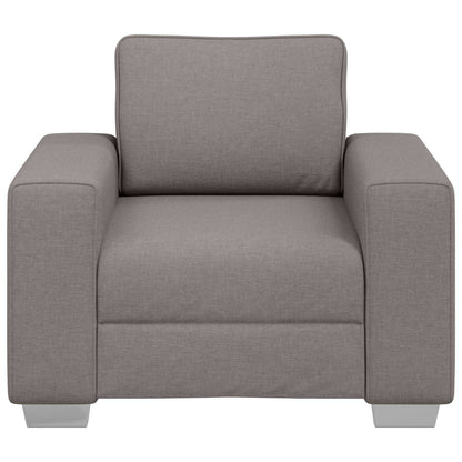 vidaXL Canapé taupe 100 x 80 x 82 cm Tissu