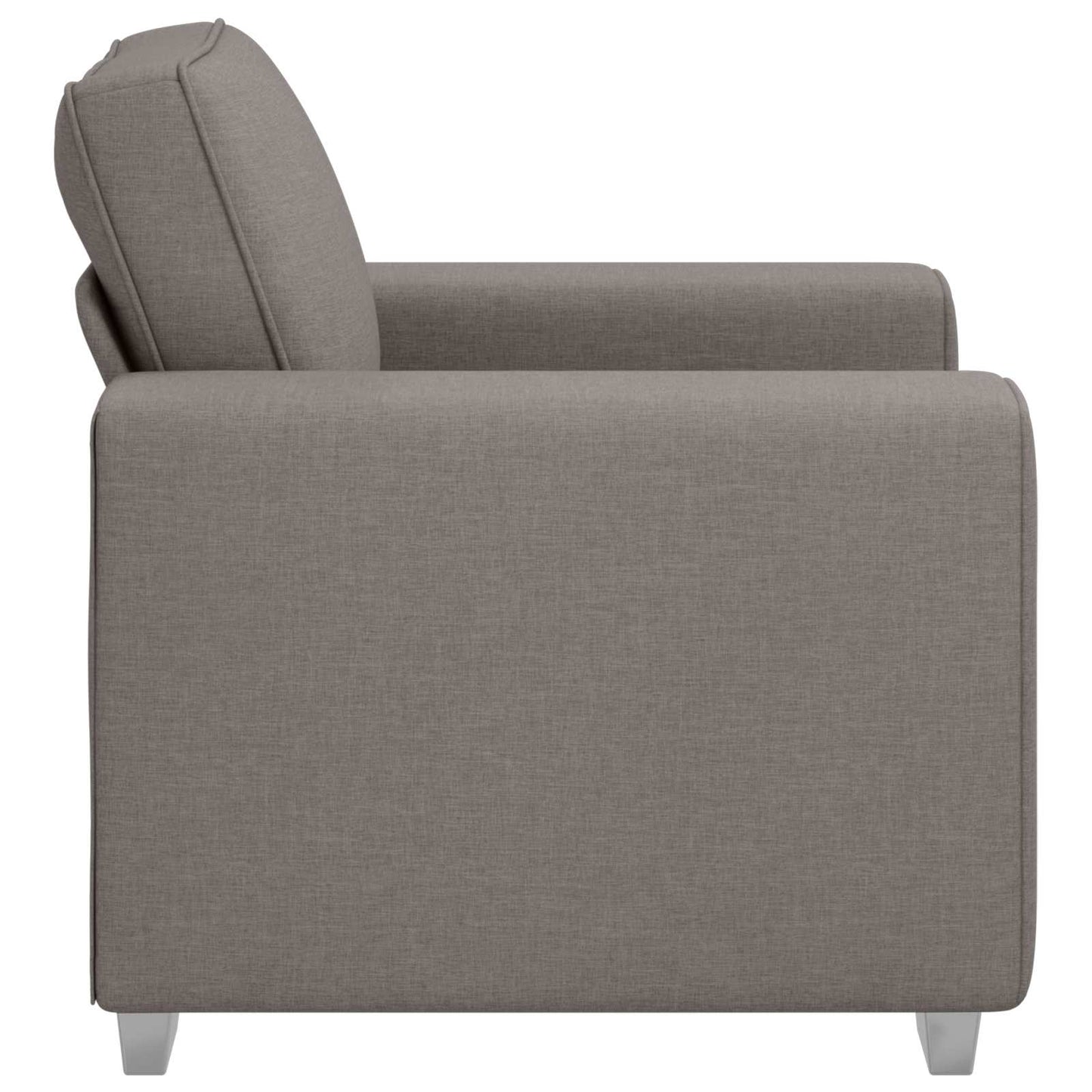 vidaXL Canapé taupe 100 x 80 x 82 cm Tissu