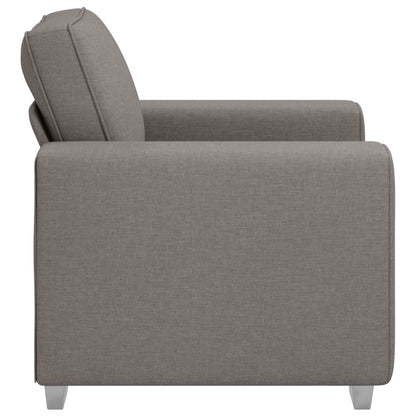 vidaXL Canapé taupe 100 x 80 x 82 cm Tissu