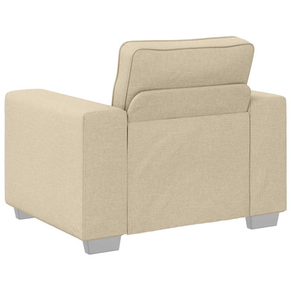 vidaXL Sofa Creme 100 x 80 x 82 cm Stoff