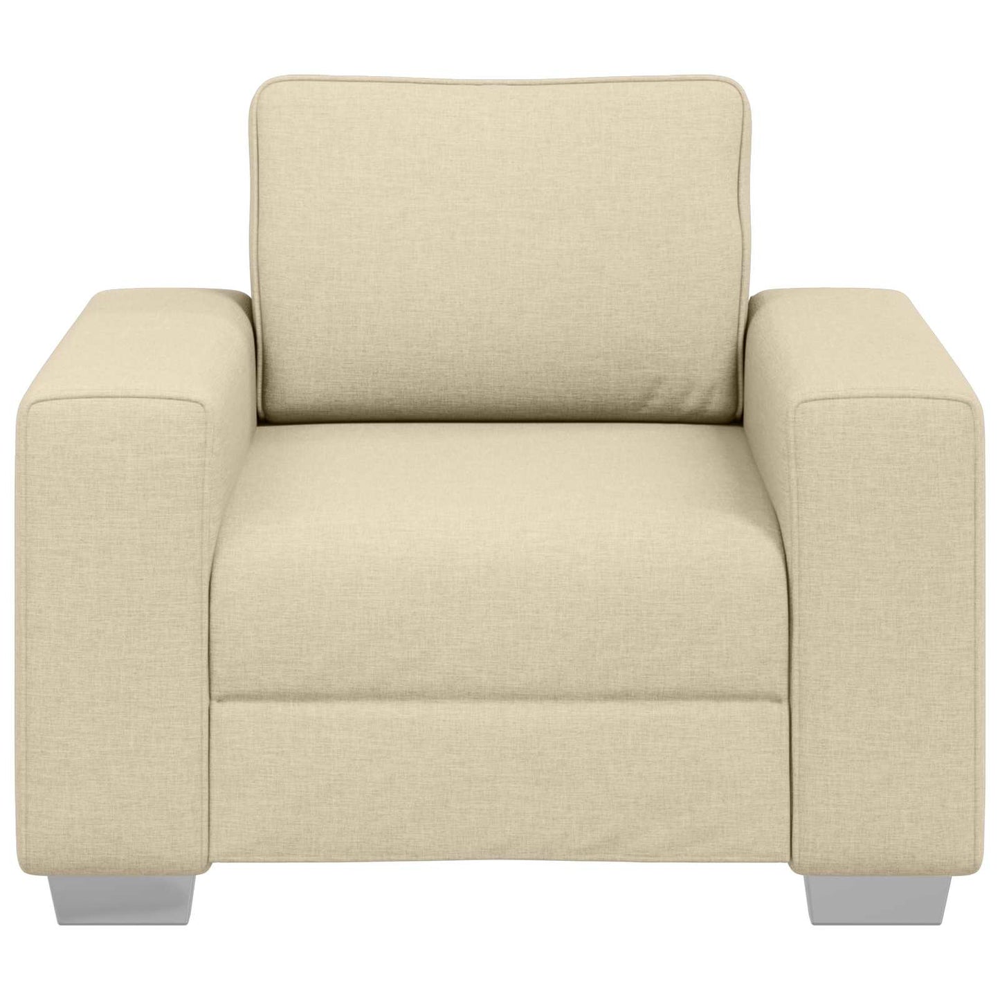 vidaXL Sofa Creme 100 x 80 x 82 cm Stoff