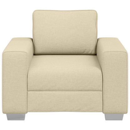 vidaXL Sofa Creme 100 x 80 x 82 cm Stoff