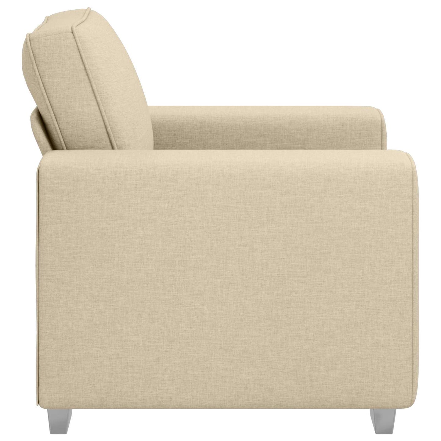 vidaXL Sofa Creme 100 x 80 x 82 cm Stoff