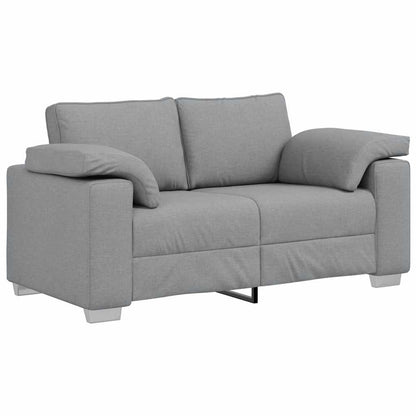 Sofa Hellgrau 160 x 80 x 82 cm Stoff